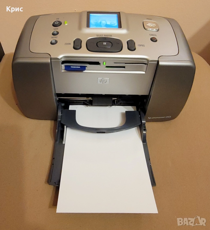 HP photosmart 245 printer за снимки, снимка 1
