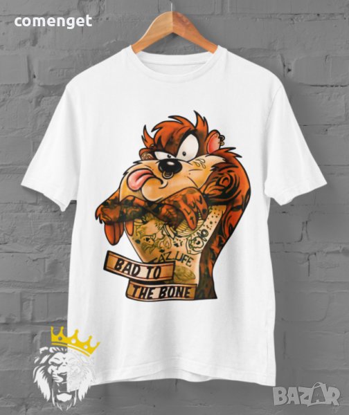 НОВО! Мъжка тениска TAZZ DEVIL с Disney принт! Поръчай тениска по твой дизайн!, снимка 1