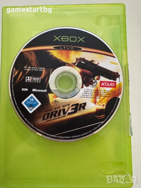 Driver 3 за Xbox classic/Xbox original, снимка 1