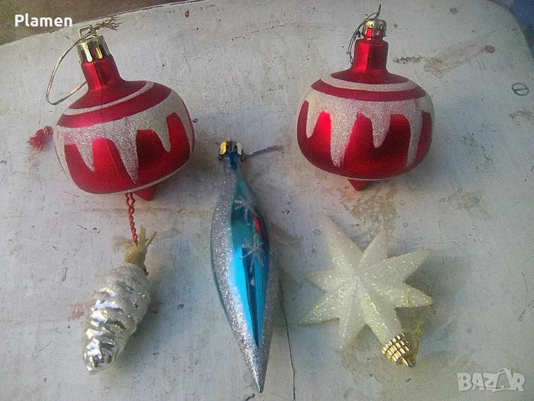 Стари коледни играчки, снимка 1