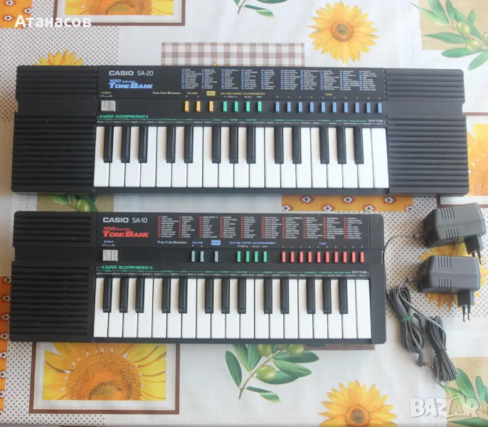 Casio SA-10 и Casio SA-20 Keyboard - синтезатор., снимка 1