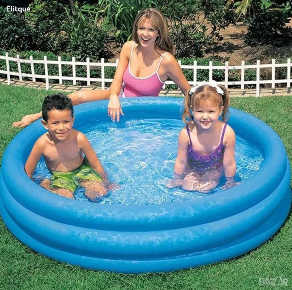 Детски надуваем басейн I n t e x 58426NP насладете се на летното забавление, снимка 1