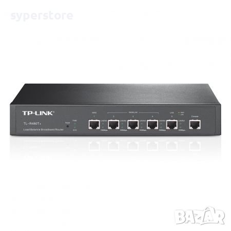 Кабелен Рутер TP-Link TL-R480T Plus Широколентов Multi-WAN рутер поддържащ до 4 WAN порта, снимка 1