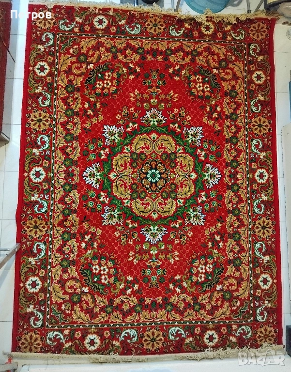 Декоративен синтетичен килим, модел в „персийски“ стил - 230 х 170 см, снимка 1