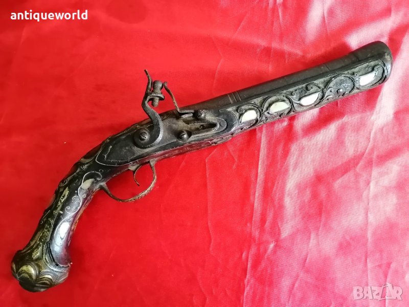 Стар ТРОМБЛОН , Кремаклия , Кремъчен Пищов , Пистолет, снимка 1