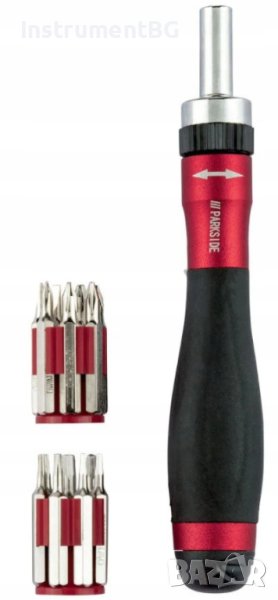 Комплект прецизни отвертки с тресчотка PARKSIDE® / 15 части, снимка 1