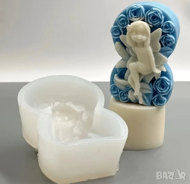 Молд 8 март осмица с момиче , снимка 1