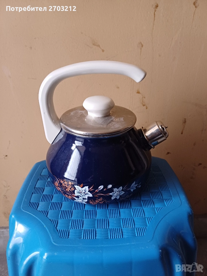 Чайник Емайлиран, снимка 1