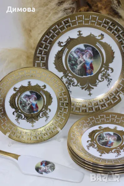 Сервиз за торта "Барок", снимка 1