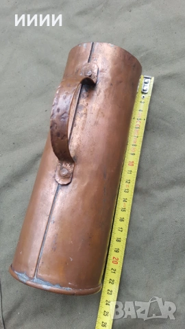 Бакърена чаша халба, снимка 2 - Антикварни и старинни предмети - 53162744