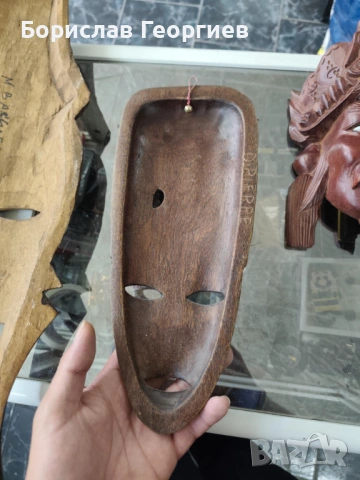 Лот дървени маски четири броя, снимка 7 - Колекции - 47351836
