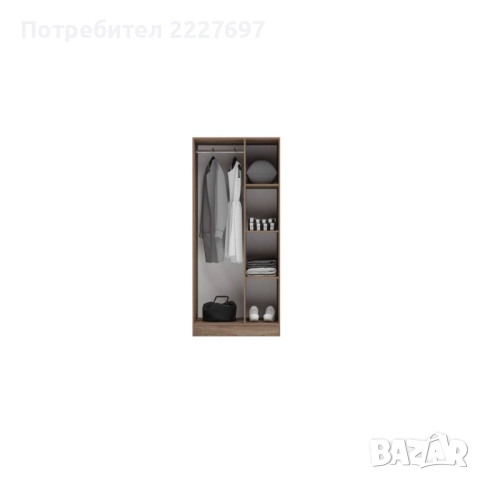 Двукрилен гардероб Аполо 1, снимка 9 - Гардероби - 52221537