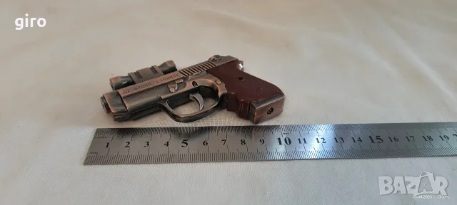 Метална запалка пистолет Beretta 92 , снимка 5 - Запалки - 55803528