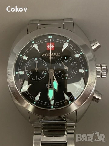 Zodiac Olympus Chronograph , снимка 3 - Мъжки - 55936432