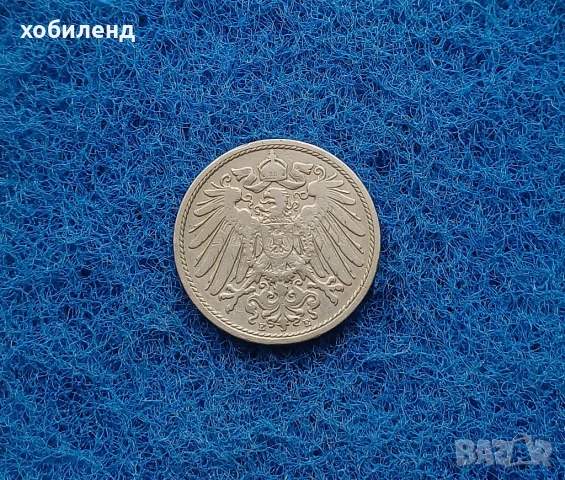 10 пфенинга Германия 1899/Е, снимка 2 - Нумизматика и бонистика - 51229666