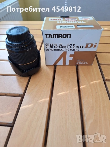 Продавам Tamron SP AF 28-75mm F/2,8 XR Di ID Aspherical (IF) MACRO, снимка 4 - Обективи и филтри - 54231042