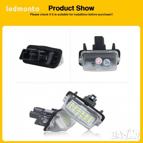 Led Плафони заден номер toyota, тойота, снимка 3 - Аксесоари и консумативи - 31327013