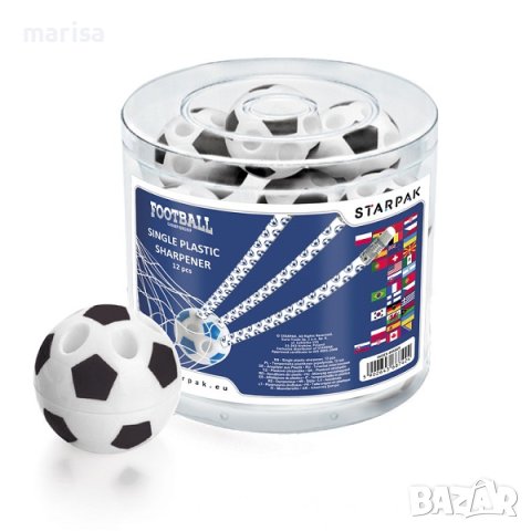 Острилка футболна топка Starpak, 12 броя Код: 405669, снимка 1 - Ученически пособия, канцеларски материали - 40313214