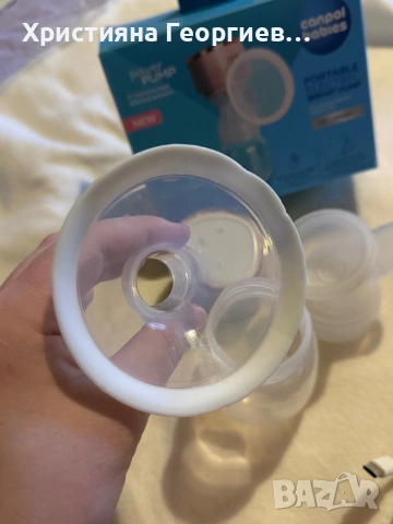 Електрическа помпа за кърма Canpol Babies – малко използвана, снимка 3 - Помпи за кърма - 53188978
