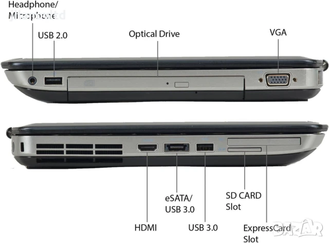 Лаптоп Dell Latitude E5430 I3-3110M 8GB 128GB SSD Windows 11 ГАРАНЦИЯ, снимка 6 - Лаптопи за работа - 51265570