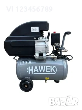Компресор за въздух 50 литра/25 литра HAWEK, снимка 3 - Компресори - 51952522