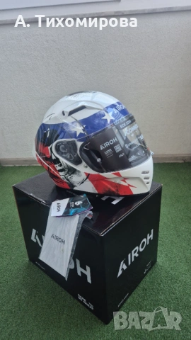 Каска AIROH CONNOR NATION GLOSS - нови с кутия L и XL, снимка 4 - Други спортове - 53042480