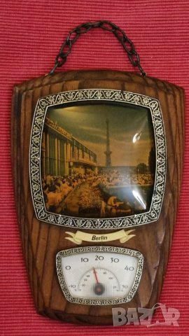 Сувенирен термометър Берлин, ГДР. , снимка 2 - Антикварни и старинни предмети - 39312498