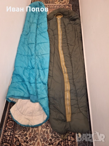 Туристически спален чувал-3 броя, снимка 4 - Спортна екипировка - 23946126