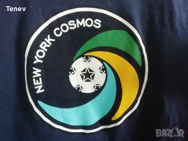 New York Cosmos Umbro оригинална мъжка памучна тениска фланелка Ню Йорк Космос размер М, снимка 5 - Тениски - 49571993