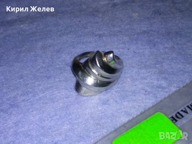 ЕЛЕГАНТЕН СРЕБЪРЕН АР НУВО СТИЛ ДАМСКИ ПРЪСТЕН СРЕБРО 925 МАЙСТОРСКА РЕТРО ИЗРАБОТКА 37868, снимка 15 - Пръстени - 40762620