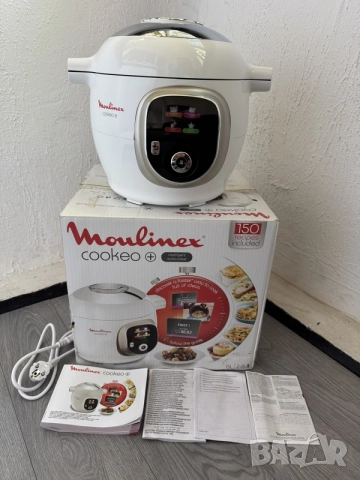 Интелигентен Мултикукър Под Налягане | Moulinex Cookeo+ |  6L | 1600W | 150 Рецепти!, снимка 2 - Мултикукъри - 56215991