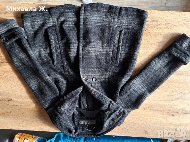 Вълнено палто Zara S размер , снимка 6 - Палта, манта - 52365315