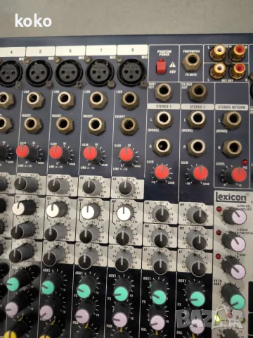 Soundcraft професионален миксер пулт , снимка 7 - Ресийвъри, усилватели, смесителни пултове - 55972622
