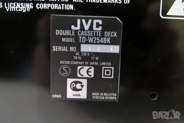 JVC TD-W254 Double Cassette Deck , снимка 8 - Декове - 56412197