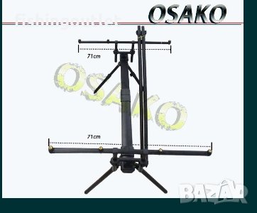  Шаранска стойка за 4 въдици тип SKY Pod с 3 чифта крака 209 лв., снимка 9 - Такъми - 30896174