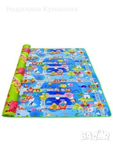 ❌ ДЕТСКА ПОСТЕЛКА ЗА ИГРА, КИЛИМЧЕ ДВУЛИЦЕВО, снимка 2 - Други стоки за дома - 42173556