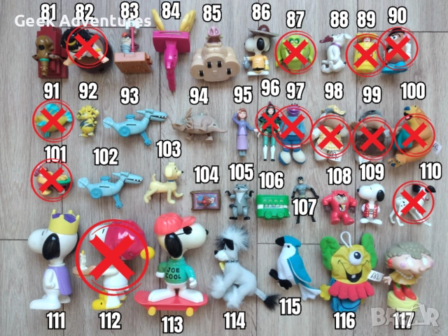 McDonalds Toys / Макдоналдс Играчки от 90те Винтидж Колекционерски, снимка 4 - Колекции - 46745216
