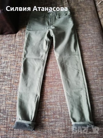 Дънки H&M зелени, снимка 6 - Дънки - 40370255