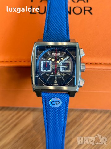 Мъжки часовник TAG Heuer Monaco Chronograph Skeleton с кварцов механизъм