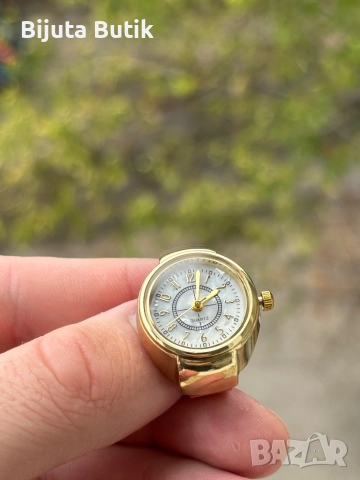 Пръстен Модел Часовник, снимка 2 - Пръстени - 51742117