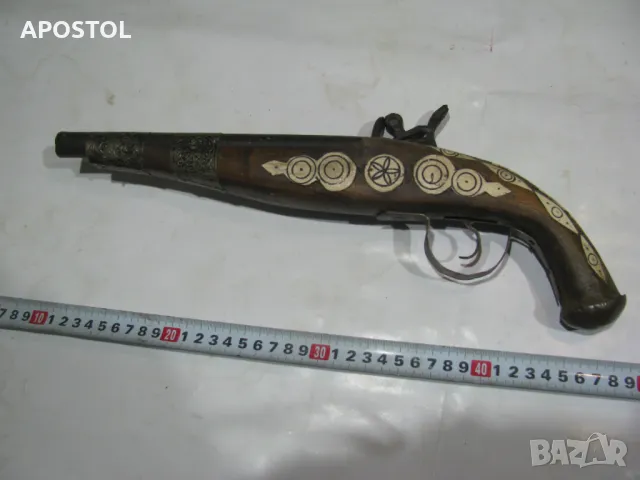 кремъчен капсулен пистолет, снимка 3 - Антикварни и старинни предмети - 49510074