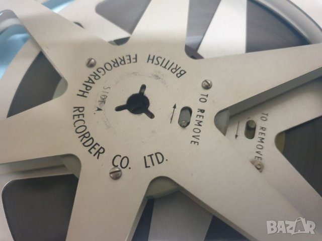 Лот от две 18см. магнетофонни алуминиеви ролки Ferrograph Една ролка е с лента. Без кутии.  , снимка 6 - Други музикални жанрове - 40526510