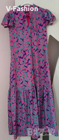 Дълга лятна рокля , снимка 8 - Рокли - 50143462