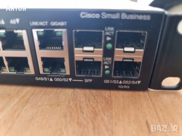 Cisco SG 500-52P 52-port Gigabit POE+ Stackable Managed Switch, снимка 7 - Суичове - 38485597