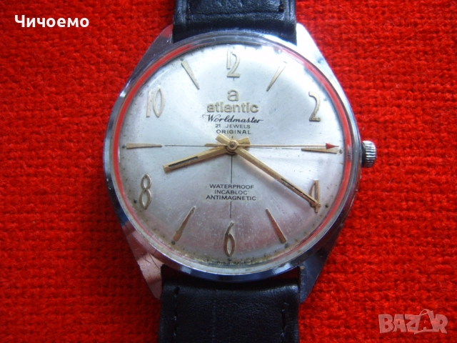 Original Atlantic Worldmaster 21 jewels 6300N Мъжки ръчен часовник