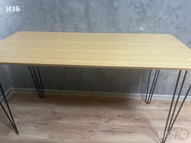 Трапезна маса плот бамбук Икеа