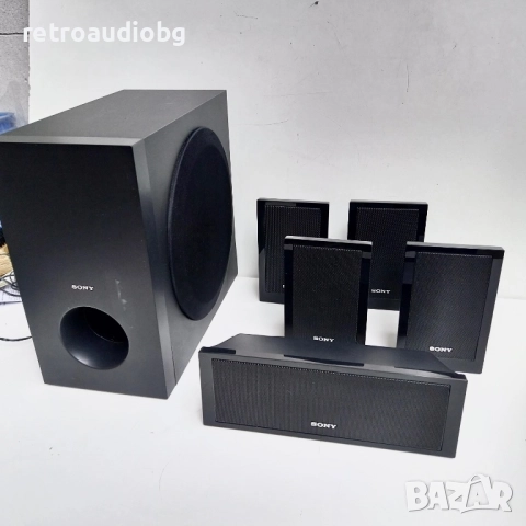 🔉Комплект 6 тонколони за домашно кино Sony SS-WS101, SS-TS102, SS-CT101 с кабели, комплект🔉