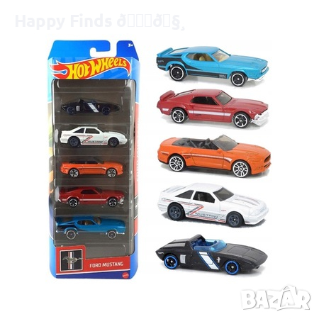 💕🧸 Hot Wheels Ford Mustang комплект от 5 колички