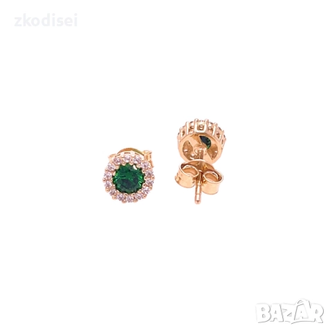 Златни обеци 1,54гр. 14кр. проба:585 модел:34411-4, снимка 2 - Обеци - 51822932