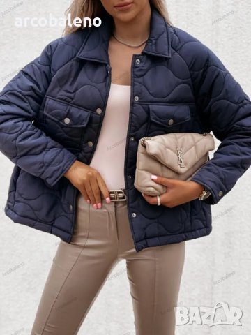 Модно дамско преходно яке, 3цвята, снимка 7 - Якета - 42344385